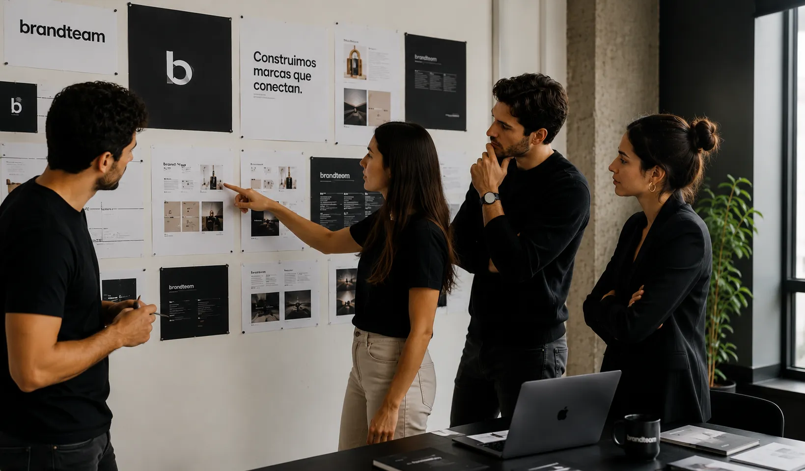 Branding Agency Perú - Equipo creativo de Brandteam Panamá trabajando en diseño comunicación interna y estrategia de marca